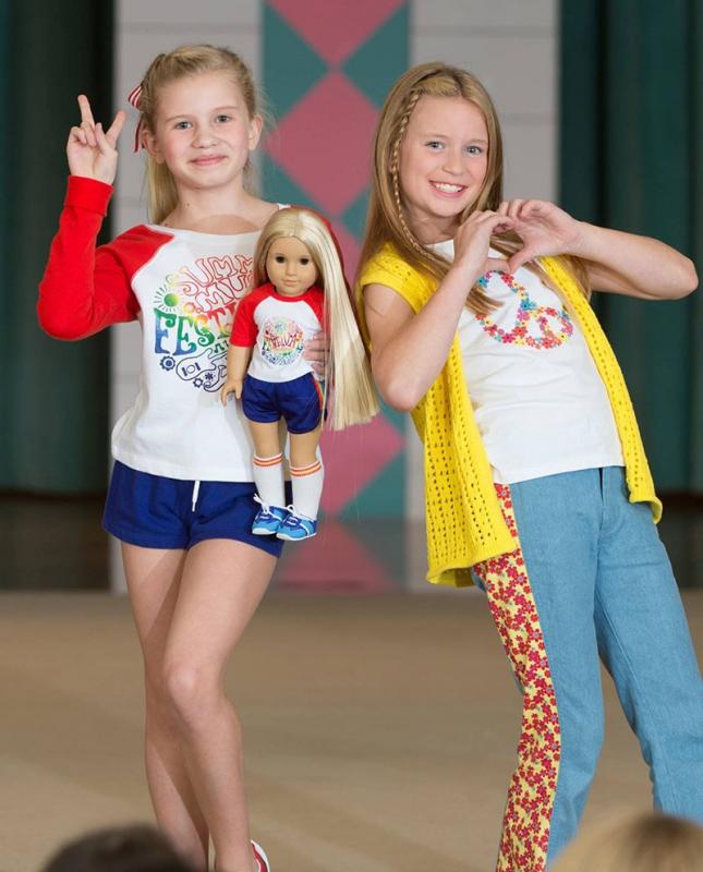 Girls have fun at the Junior League's American Girl Fashion Show