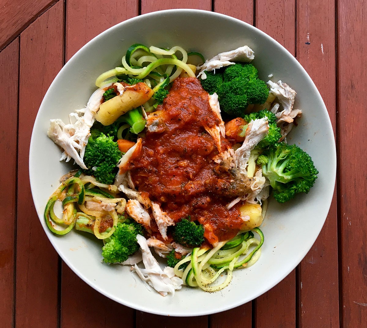Zoodles With Marinara Sauce The Buzz Magazines