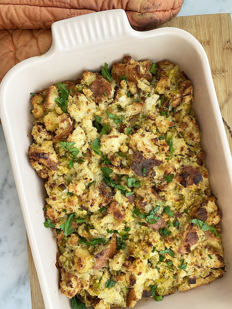 Classic Butter Herb Stuffing – Modern Honey