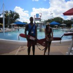 Amir Henry and Anna Walker both dislike having to clean the pool; however, they both enjoy lifeguarding.