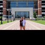 This July, senior Morgan LePori went on a SEC College tour with her family. Pictured is LePori with her younger sister Cameron at the University of Alabama. LePori said, “Alabama and Auburn were my two favorite because I loved both of the campuses, and th