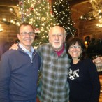 Michael and Joni Hoffman with Peter Yarrow from Peter, Paul and Mary, who performed at the Kramer holiday party. Don Kramer met Peter last year while skiing and they formed an instant bond.