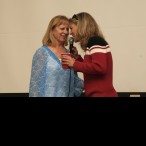 Jane Dembski and Laurie Leonard singing Bobby McGee.