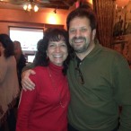 Joni Hoffman with Ciro Lampasas, owner of Ciro's Italian Grill.