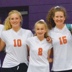 Memorial Middle School eighth-grade Volleyball A team