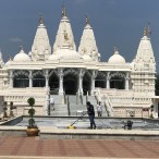 Temple and fountain