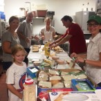 Kitchen volunteers