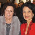 Debbie Berner and Dr. Renu Khator