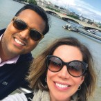 Roseann Rogers and husband Aashish Shah