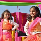 Nieces dancing during mehndi
