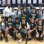 St. Vincent de Paul Catholic School’s seventh-grade boys’ basketball team