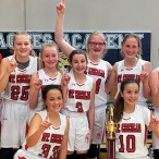 St. Cecilia Catholic School girls varsity basketball team