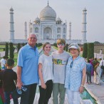 Jerry Reese, Lila Henningsen, Harrison Lawrence and Sheila Reese