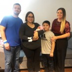 Rachel Treviño and Morales family