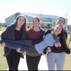 Kinslee Hanagan, Elizabeth Jackson, Lainie Hampton, Morganne Svoboda, 