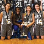 Pin Oak Middle School’s eighth-grade girls basketball team