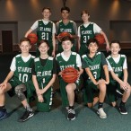 St. Anne Catholic School’s men’s varsity basketball team