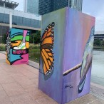 Discovery Green murals