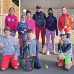 Tennis players at Memorial Forest Club