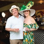 Cliff Haehl and Jana Phillips, who won Best Hat