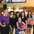 Larry Finger, Arlene Nathan, Nicole Gibson, Natalie Reichman, Evan Gibson (in back), Sydney Reichman, Eliya Gibson, and Sadie Reichman