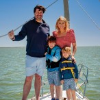 Travis and Jane Thomas, with their sons Rocco and Tynes