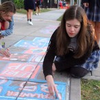 sidewalk chalk art