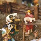 Detail of the family crèche.