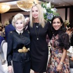 Joanne King Herring, actress Mira Sorvino, and Crime Stoppers’ executive director Rania Mankarious