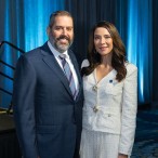Luncheon co-chairs Brian Caress and Jessica Strehlow