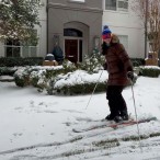 Dr. Jennifer Taylor skiing