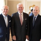 Ken Fisher, Houston Golf Association President and CEO Steve Timms, and Henry Noey