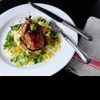 Quail and grits