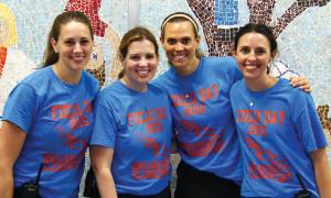Connally Harper, Dabney Junell, Brooke Zarr and Kacey Riley