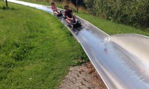 Grace Yochum and Matthew Yochum in the Alps