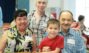 Luke and his grandparents
