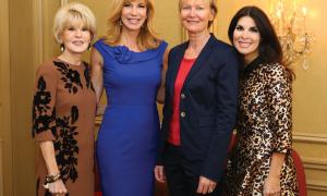 Virginia Steppe, Leeza Gibbons, Terry Huffington, Alissa Maples
