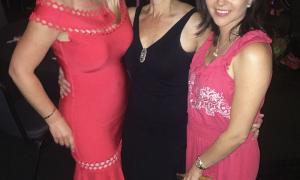 Kelli Langford, Christine Ussher and Irene Madriz