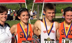 Coach Erin Wassenhove, Sophia Sanchez, Charlie McIntyre, Katie Pharr