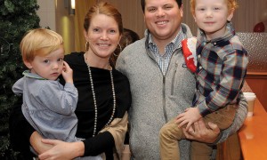 Michelle and Paul Williams with children George and Thomas