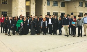 Bellaire High School guitar students
