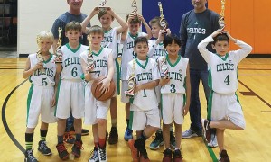 The Spring Branch-Memorial Sports Association 7/8 boys basketball Memorial Drive Elementary team