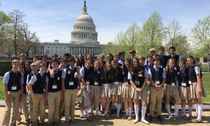 St. Mark's Episcopal School eighth-grade students 