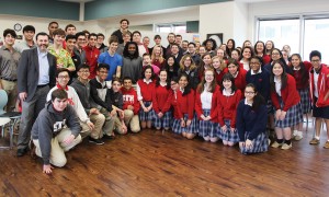 Incarnate Word Academy choir and the St. Thomas High School choir