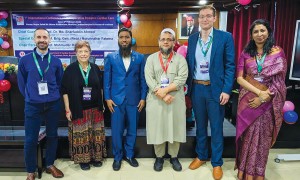 Dr. Diego Casali, Dr. Judy Becker, Abdul Khader Biplop, Dr. Selim Rokonujjaman, Dr. Richard Hubbard, and Dr. Rezwana Rima