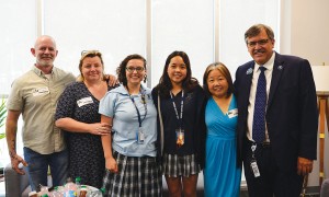 Andrew Greer, Shireen Greer, Ava Greer, Angela Pierce, Pei Pierce, Bill Delbrugge