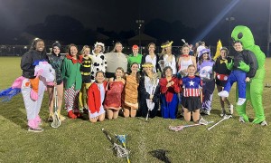 Memorial girls' lacrosse team
