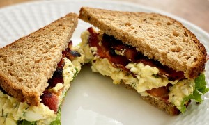 bacon and egg salad sandwich