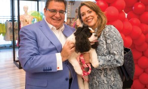 Steve and Daphne Savva (pictured, with Jenga)
