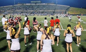 Memorial cheerleaders